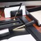 Dacasso Classic Black Leather Letter Opener with Gold Accents AG-1027 - alternate 5